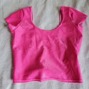 Fairy Dust Pink Crop Top